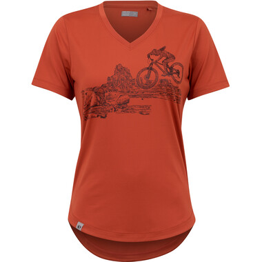 PEARL IZUMI MIDLAND Women's Short-Sleeved T-Shirt Orange 0